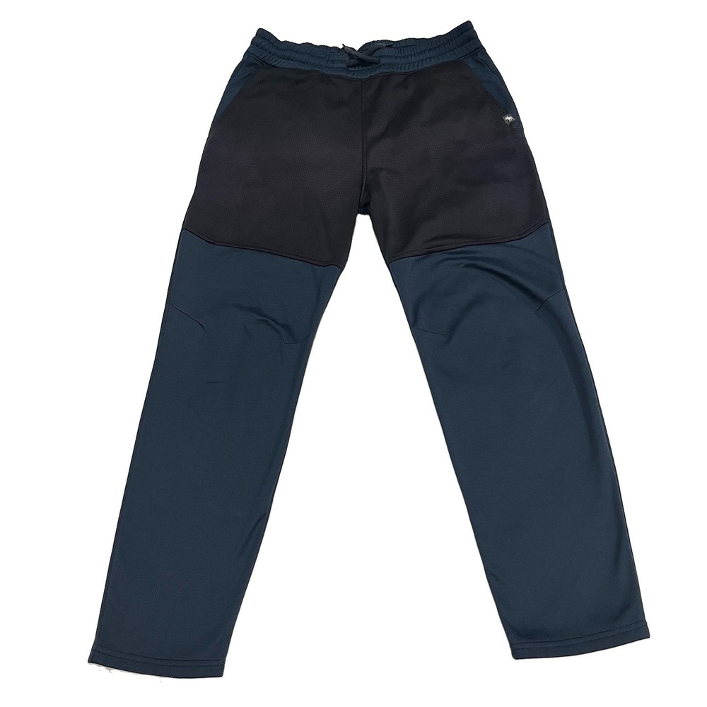 Vtg Abercrombie & Fitch Sweatpants Drawstring Colorblock Moose Athlete Y2K 13/14